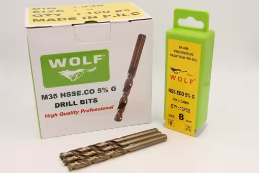 مته سایز 4 وولف چینی HSSWOLF