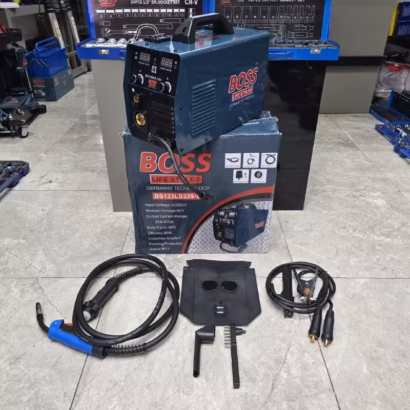 دستگاه جوشکاری CO2 پنج کاره باس 250 آمپر اتاق بزرگ مدل MIG/MMA-250