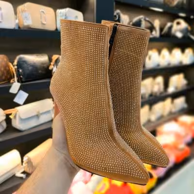 بوت پوتین خوشگل زنانه خاص مجلسی پاشنه دار 820