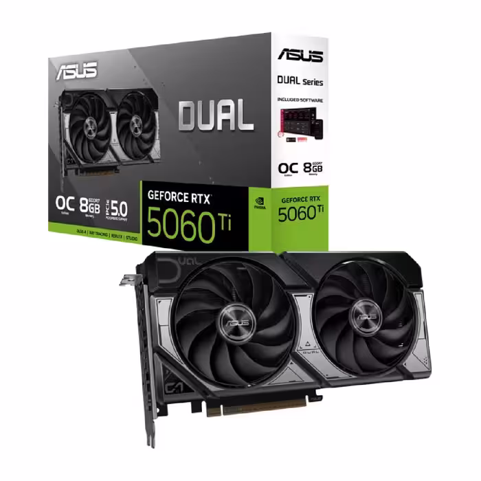 خرید کارت گرافیک ASUS DUAL RTX 5060 TI OC 8GB