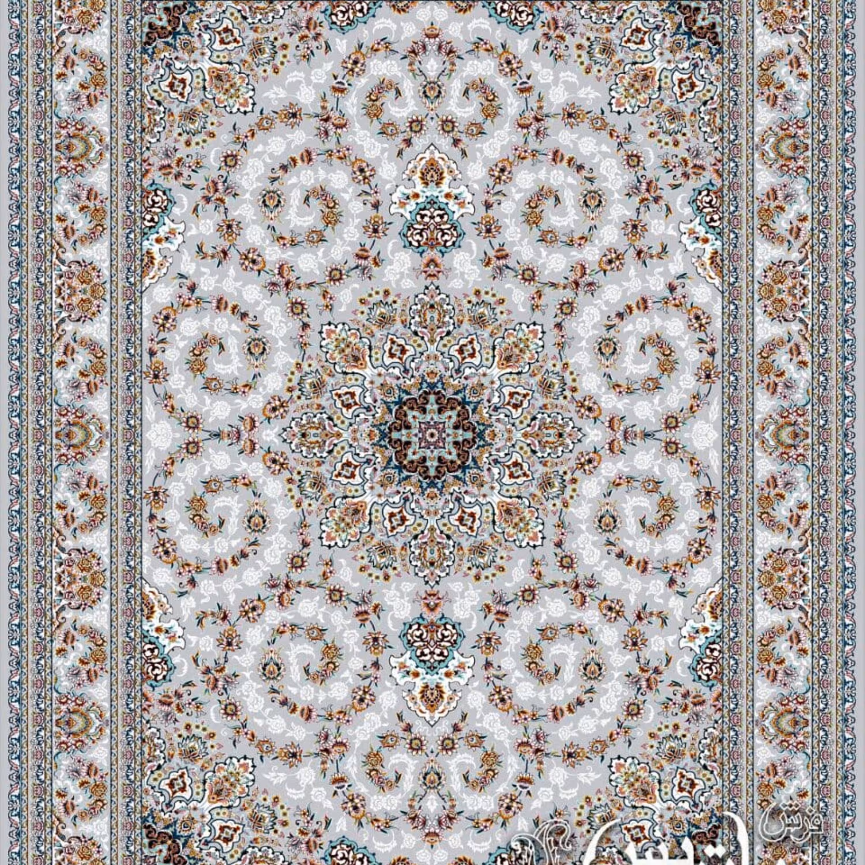 فرش پاتریس 700شانه تراکم 2550 طرح آیدا فیلی کناره یک در یک و نیم متری