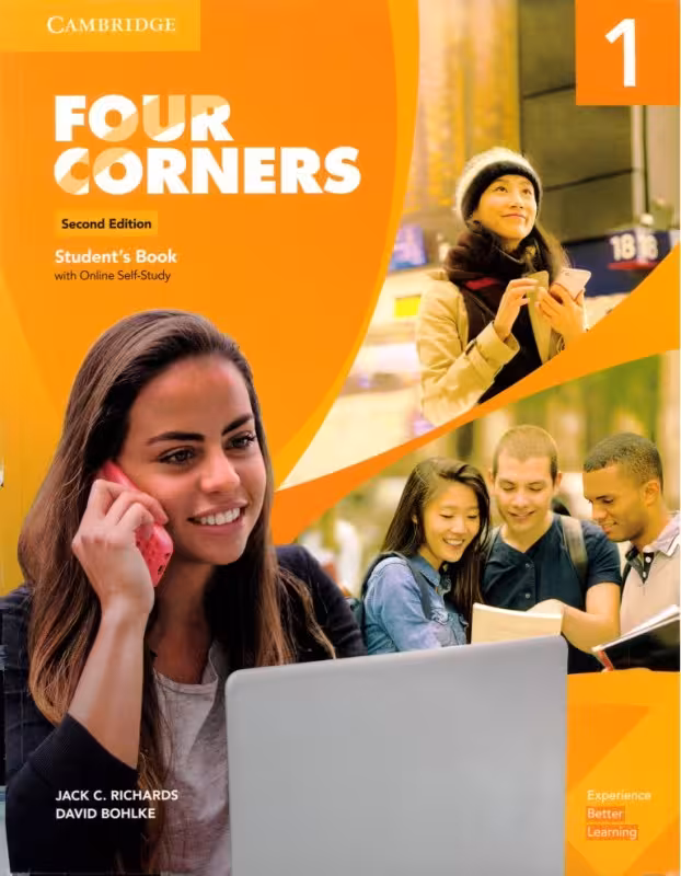 خرید کتاب انگلیسی فور کرنرز Four Corners 2nd 1 SB WB DVD