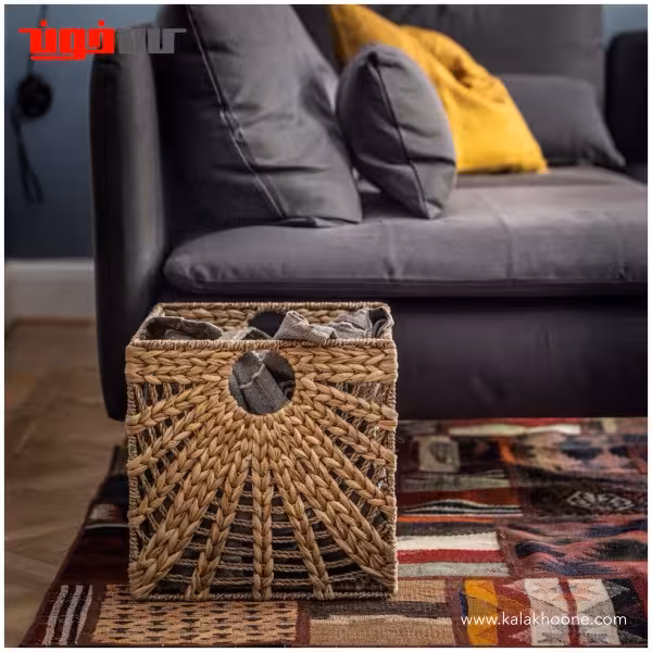 سبد حصیری ایکیا مدل LUSTIGKURRE