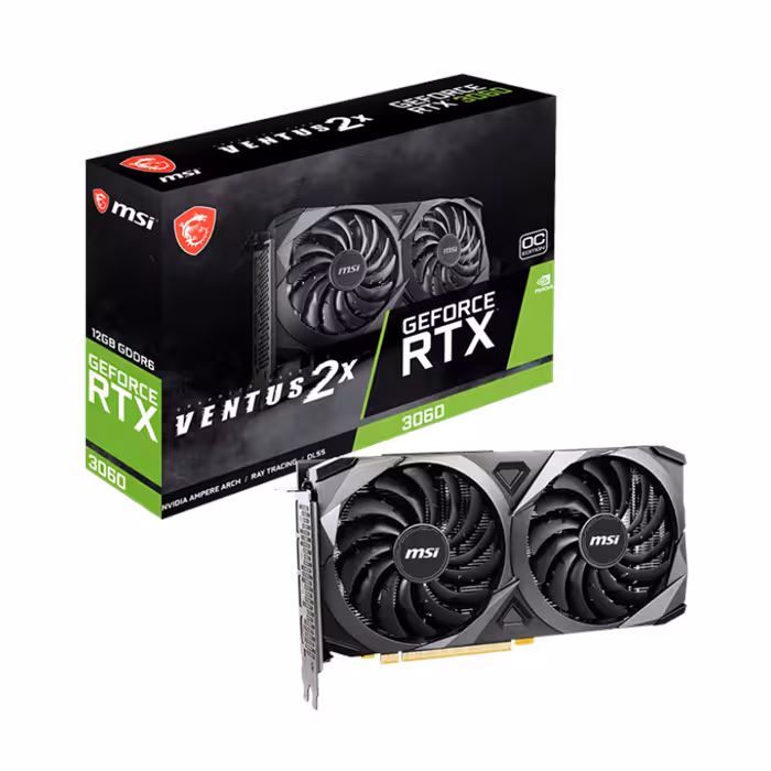 کارت گرافیک ام اس آی GeForce RTX 3060 VENTUS 2X 12G OC