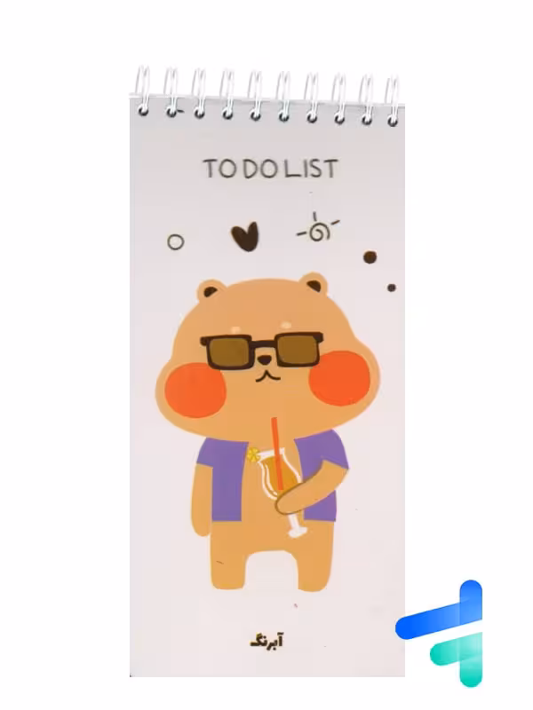 دفتر to do list طرح حیوانات کد 651425