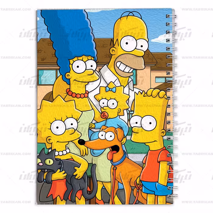 دفتر مشق کارتون سیمپسون ها