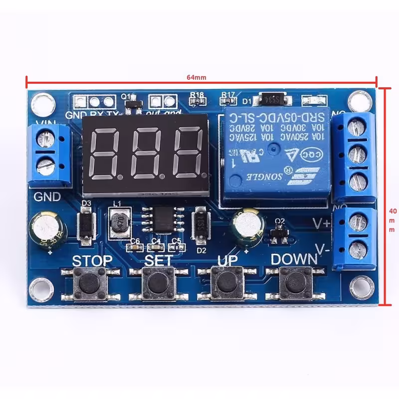 ماژول کنترل شارژ باتری 0-60 ولت