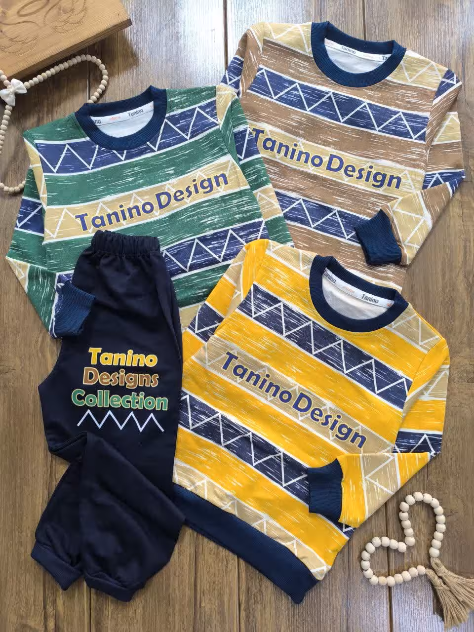 لباس بچه گانه بلوز شلوار پسر راه راه