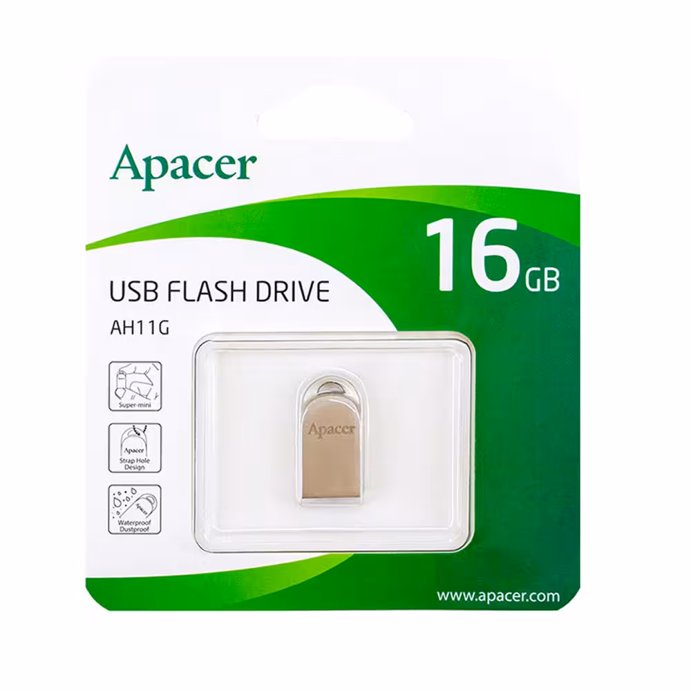 فلش مموری اپیسر مدل APACER AH11G ظرفیت 16 گیگابایت