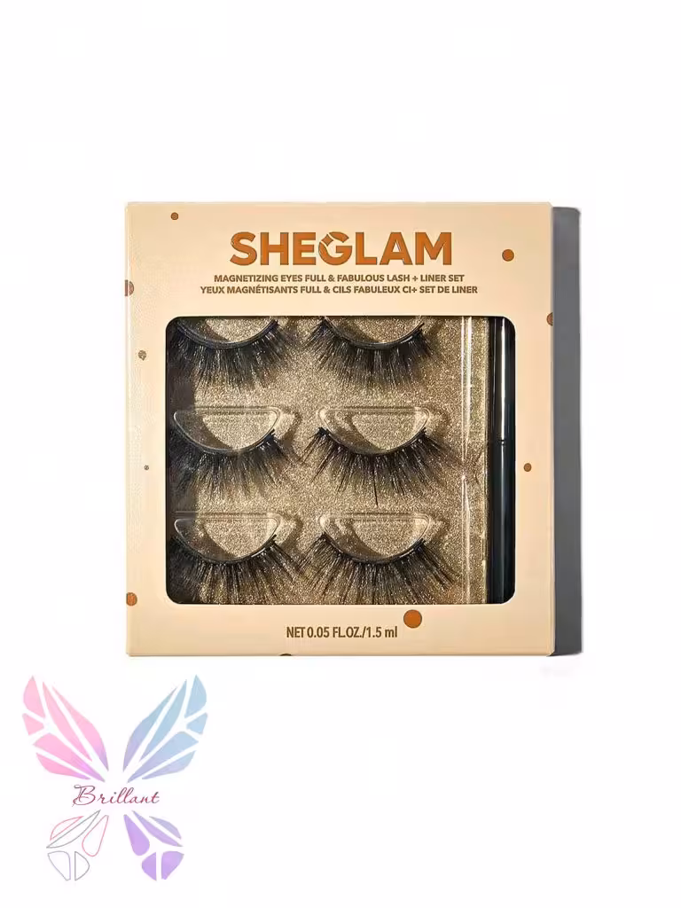 ست مژه مگنتی پنس و خط چشم شیگلم