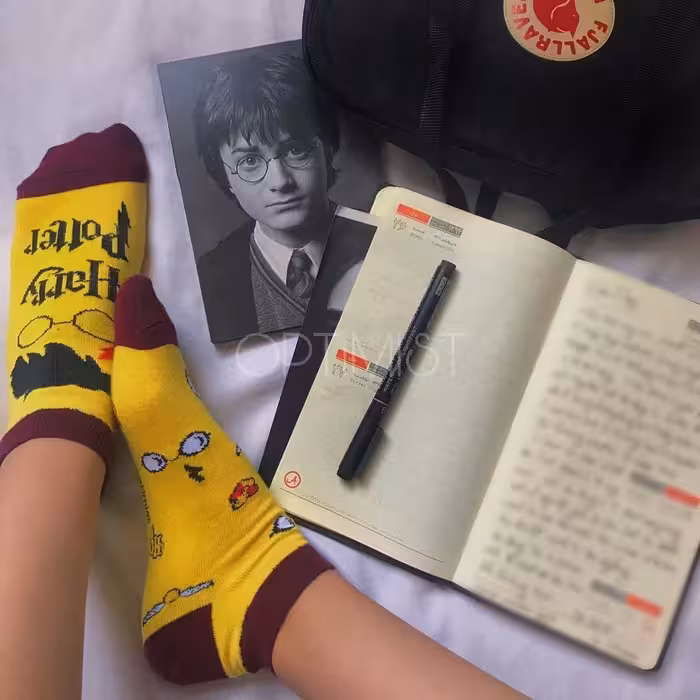 جوراب هری پاتر تا به تا مچی نخ پنبه فری سایز