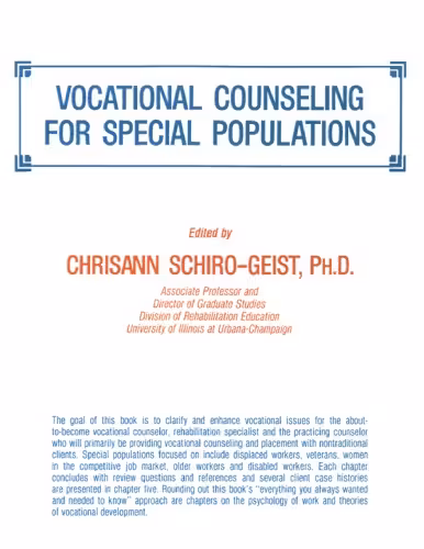 خرید و دانلود نسخه کامل کتاب Vocational counseling for special populations