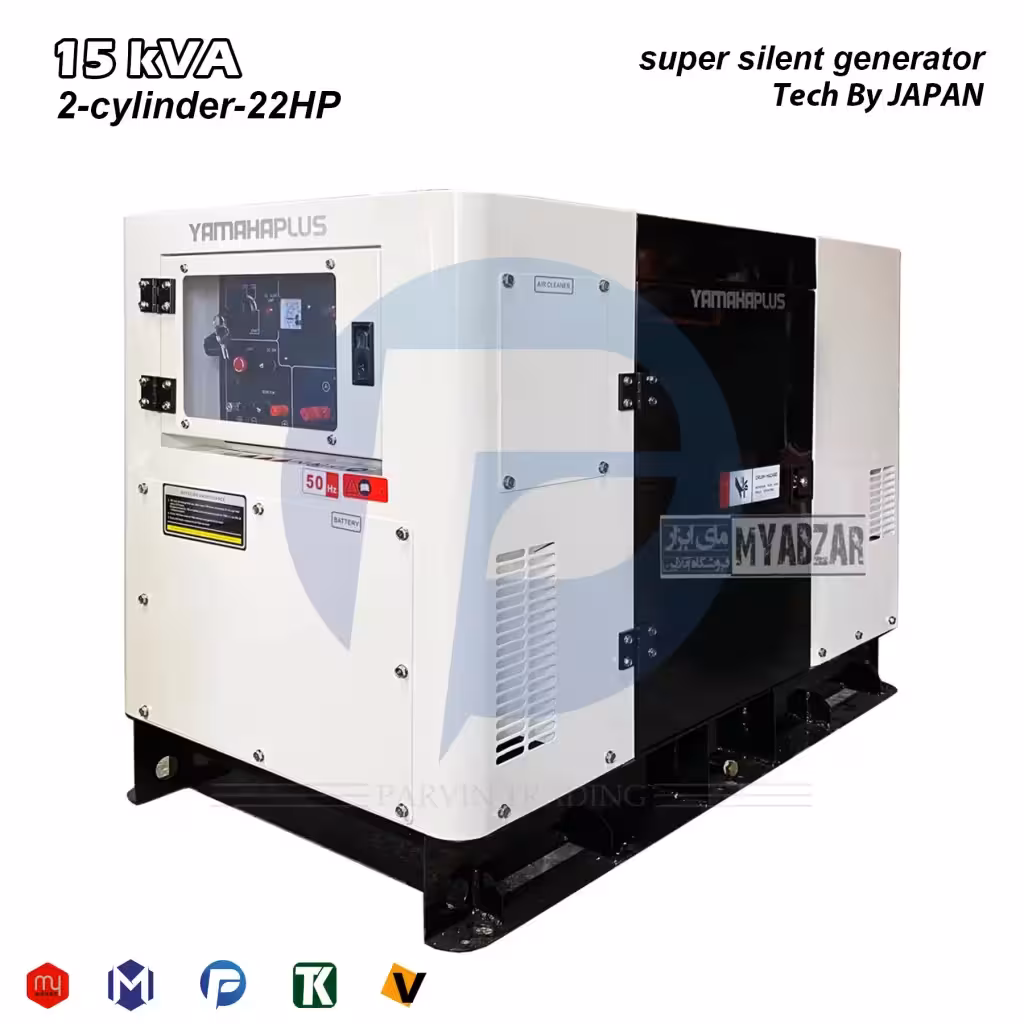دیزل ژنراتور 15 کاوا سوپرسایلنت یاماها مدل LT12SS
