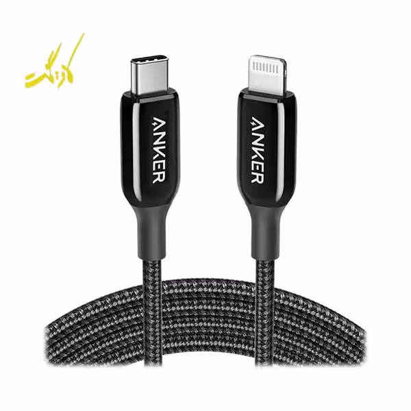 کابل تبدیل USB-C به Lightning انکر Anker Powerline  III 1.8m A8843