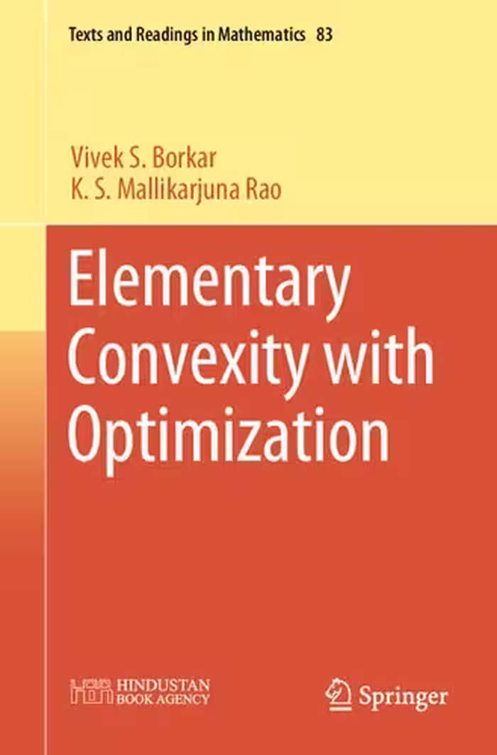 خرید و دانلود نسخه کامل کتاب Elementary Convexity with Optimization