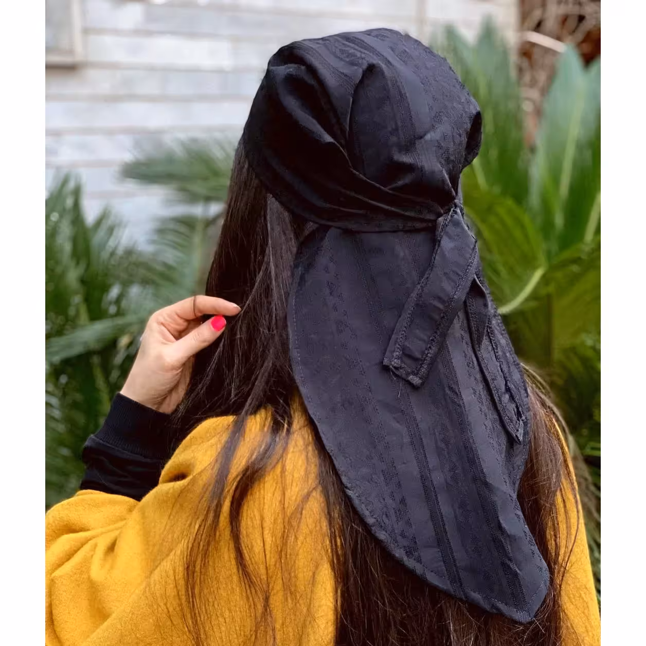 دورگ سربند مشکی زنانه دخترانه اسپرت/ خود طرح