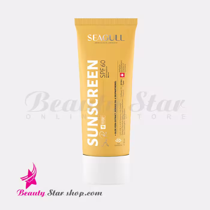 کرم ضد آفتاب بی رنگ سی گل SPF 60 فاقد چربی مناسب انواع پوست حجم 50 میلی لیتر