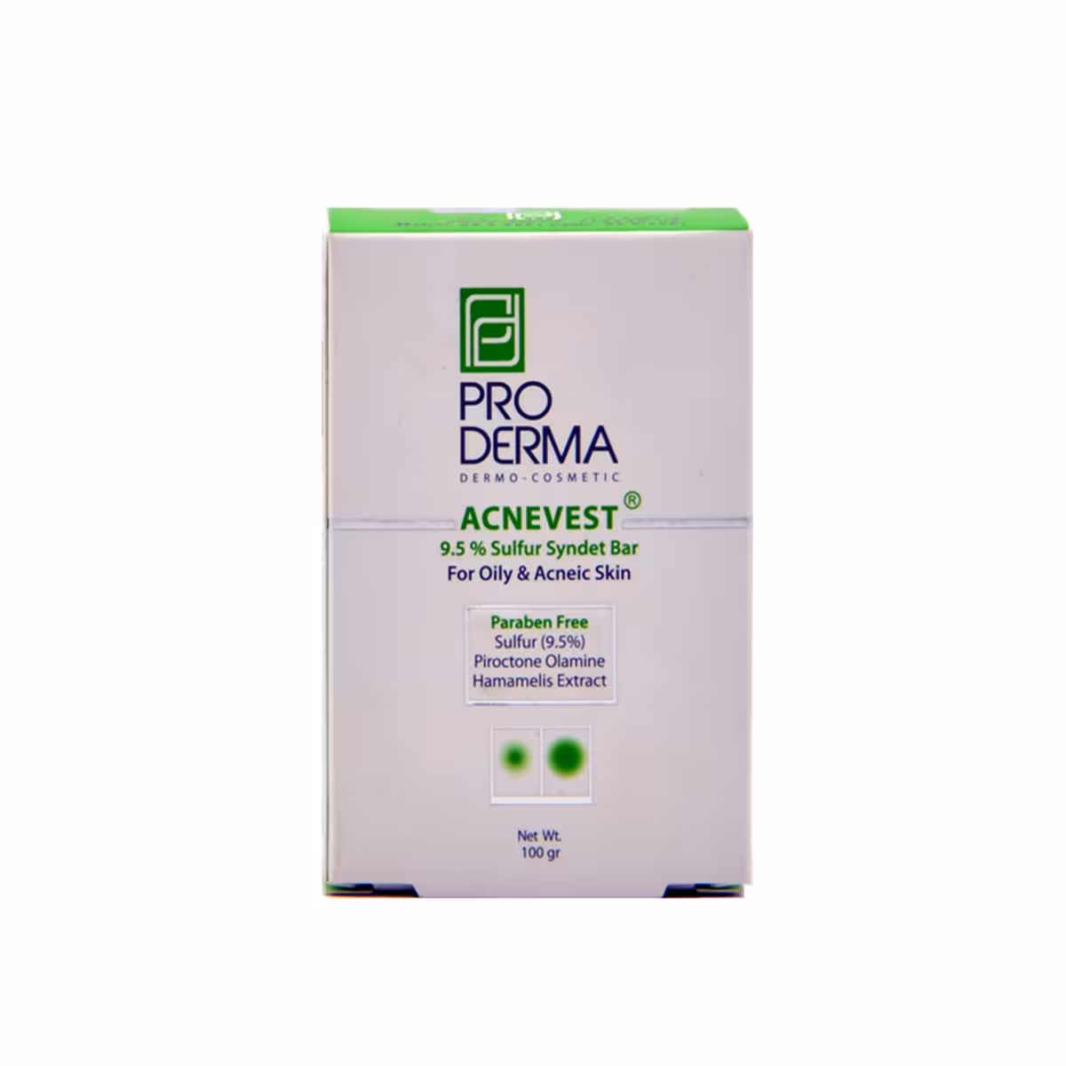 پن حاوی 9.5% گوگرد آکنه وست پرودرما – Pro Derma