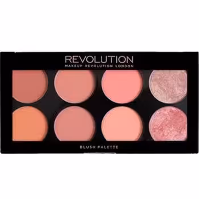 پالت رژگونه و کانتور رولوشن مدل Hot Spice مات و شاین 8 رنگ