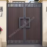 درب حیاط سفید مسی – کد 40032