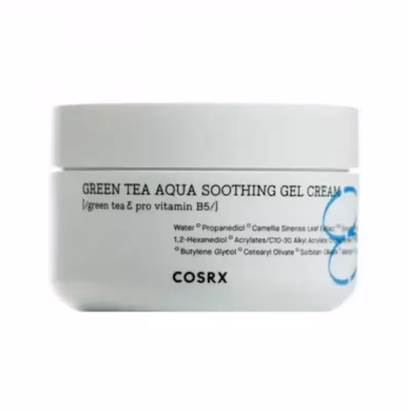 ژل کرم آبرسان کوزارکس COSRX مدل Green Tea حجم 50 میل