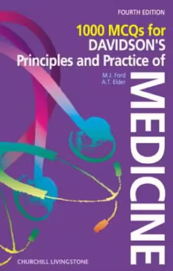 خرید و دانلود نسخه کامل کتاب 1000 MCQ’s for Davidson’s Principles &amp; Practice of Medicine