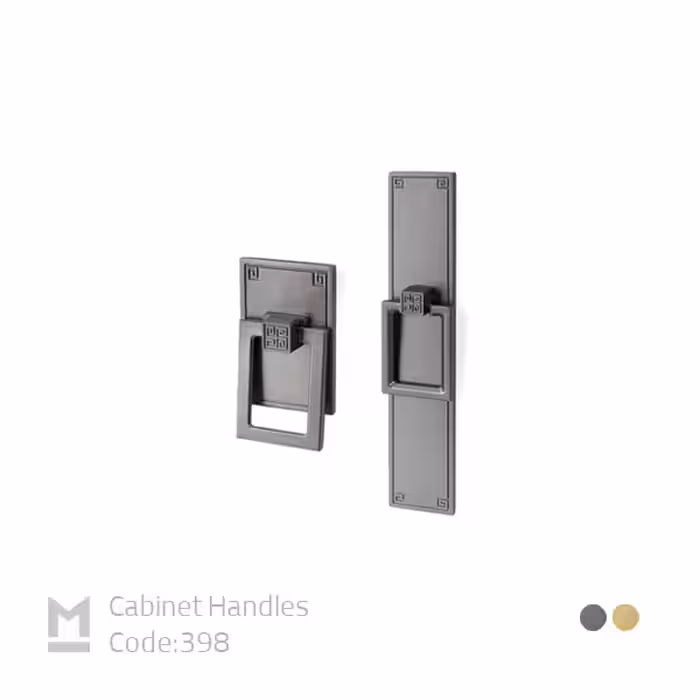 دستگیره مدرن ملونی 398 - یراقینو فروش یراق آلات کابینت و درب