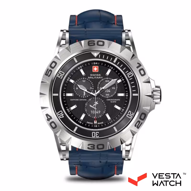 ساعت مچی هوشمند سوئیس میلیتاری SWISS MILITARY مدل SM-WCH-DOM2-S-BLU