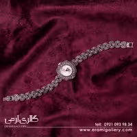 ساعت نقره سیاه قلم ES_3719