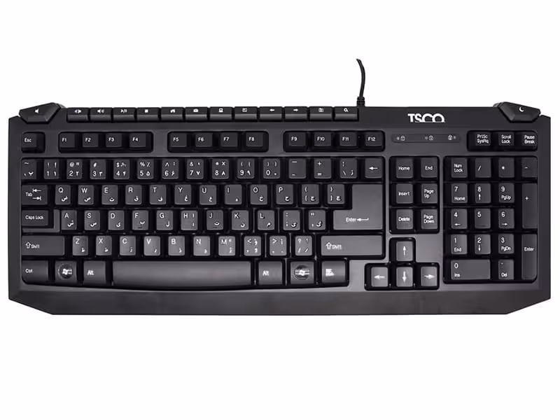 کیبورد حروف فارسی تسکو TSCO TK 8024 Keyboard
