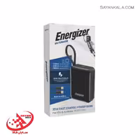 پاور بانک انرجایزر مدل POWER BANK ENERGIZER UE20077PQ PD LCD 20000mAh 35W BLACK