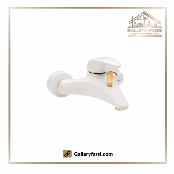 شیر حمام شودر مدل سنیور شیری طلا
