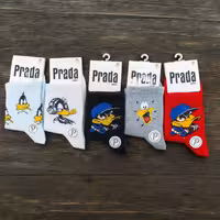 جوراب نیم ساق کش انگلیسی پنبه بسته ده تایی کد 3