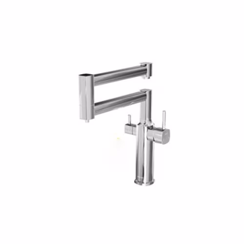 شیر ظرفشویی شاوری دو کاره بازویی دار کلار مدل کیان کروم