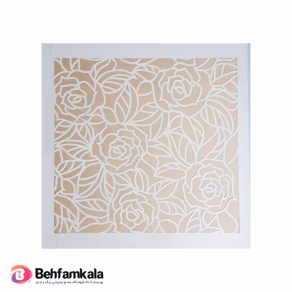 شابلون استنسیل کدP067 ابعاد 40*40