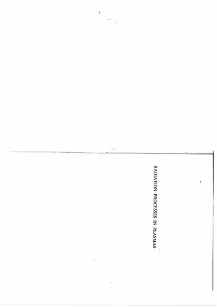 خرید و دانلود نسخه کامل کتاب Radiation Processes in Plasmas