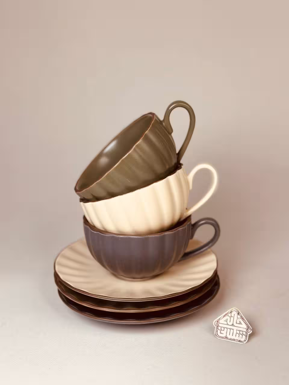 فنجون لته خوری شیاردار کد002331