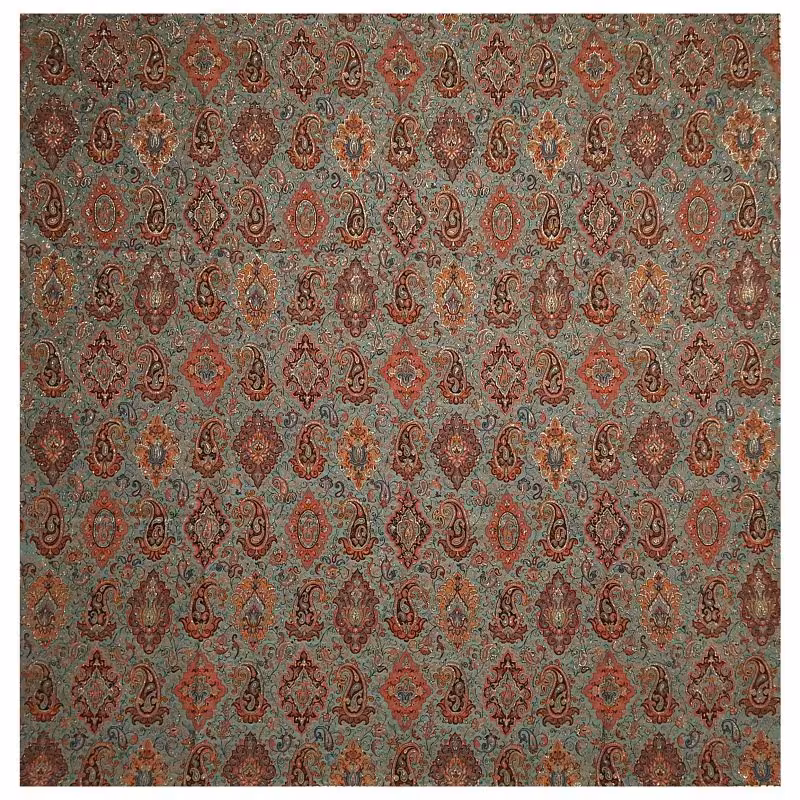 رومیزی مربع ترمه ابریشم کد TRM52
