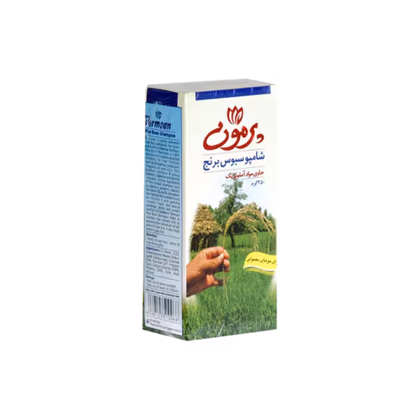 شامپو سبوس برنج موهای معمولی پرمونParmoon Rice Bran Shampoo For Normal Hair