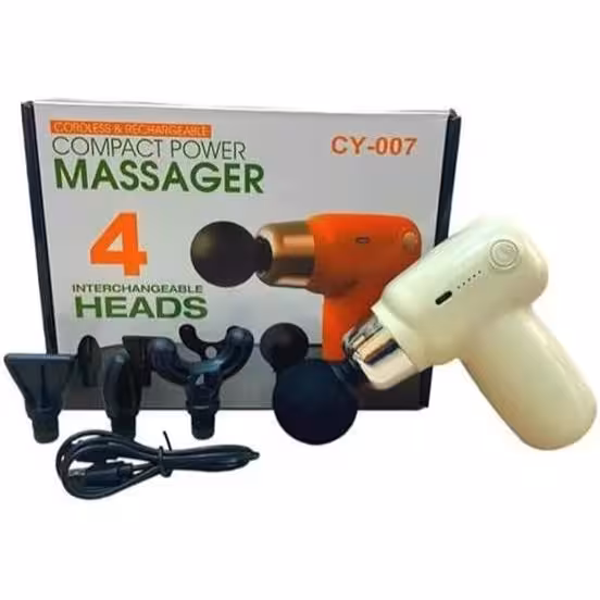 ماساژور تفنگی شارژی MASSAGER مدل CY-007 کارتن خراب