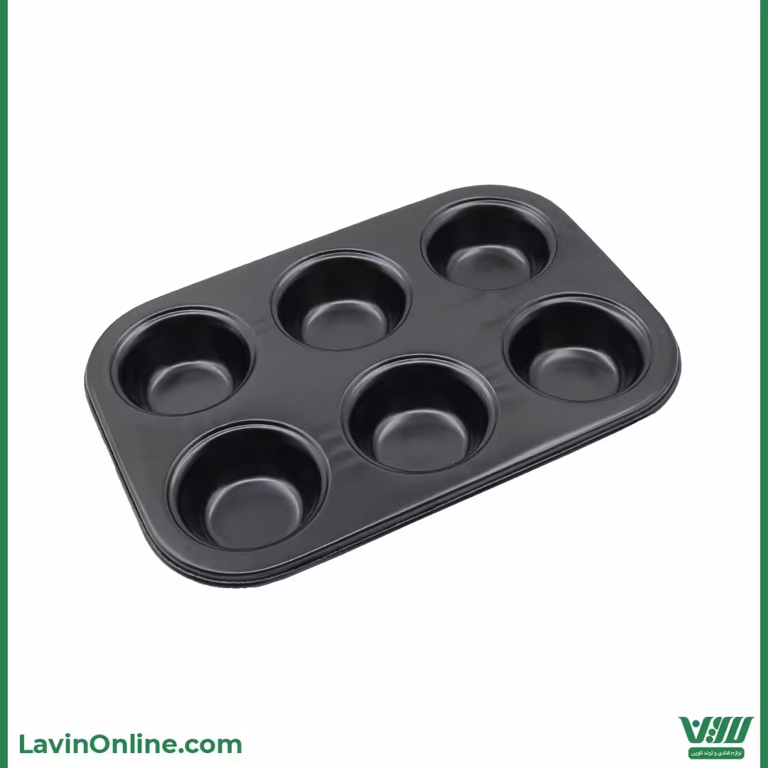 قالب تفلون مافین (6 خانه)