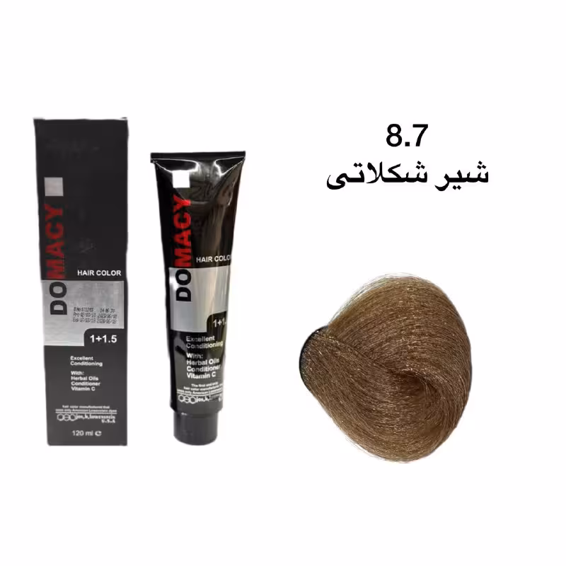 رنگ مو دوماسی 8.7