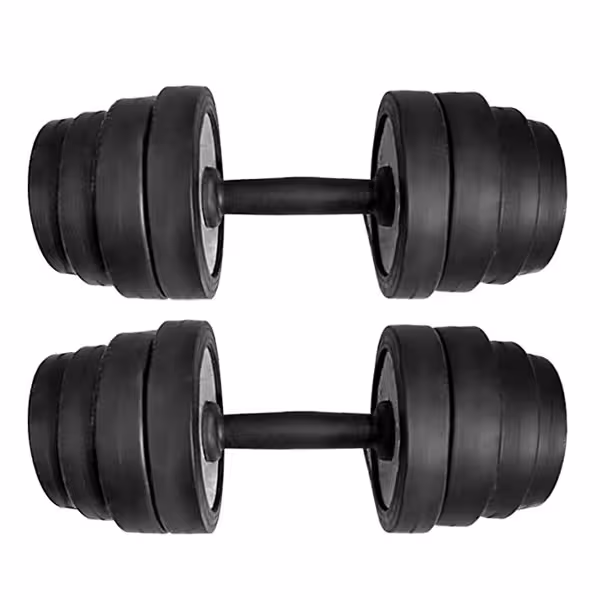 دمبل مدل A2 وزن 20 کیلوگرمی بسته 2 عددی