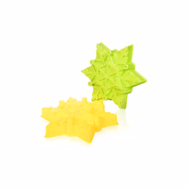 قالب ژله پلاستیکی طرح دانه برف