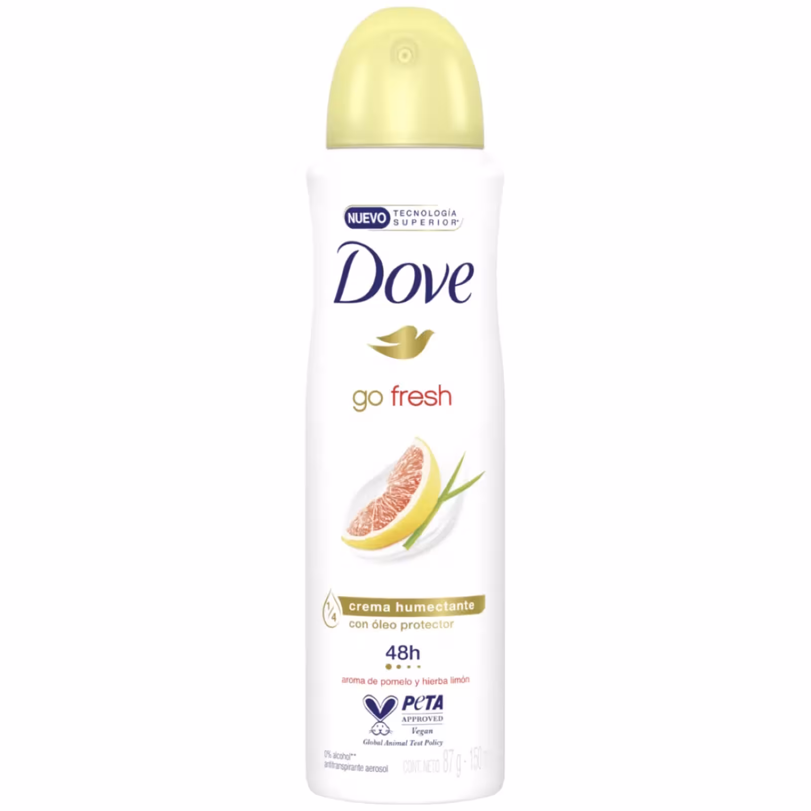 اسپری دئودورانت داو Dove زنانه مدل Go Fresh رایحه گریپ فروت حجم 250 میل