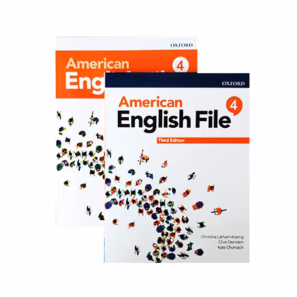 کتاب امریکن انگلیش فایل 4 ویرایش سوم | American English File 4 (SB WB Audio) 3rd Edition | خرید کتاب زبان | خرید لوازم التحریر | چی کتاب | بالاترین تخفیف و ارسال رایگان