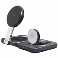 شارژر وایرلس رومیزی 3 کاره پاورولوژی مدل Powerology PWCUQC027