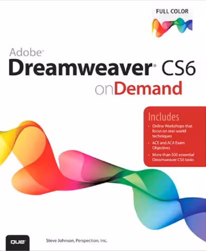 خرید و دانلود نسخه کامل کتاب Adobe Dreamweaver CS6 on Demand