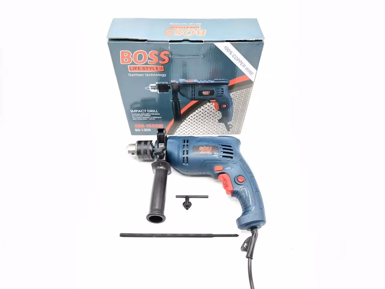 دریل 13 چکشی اصلی باس مدل 5_238