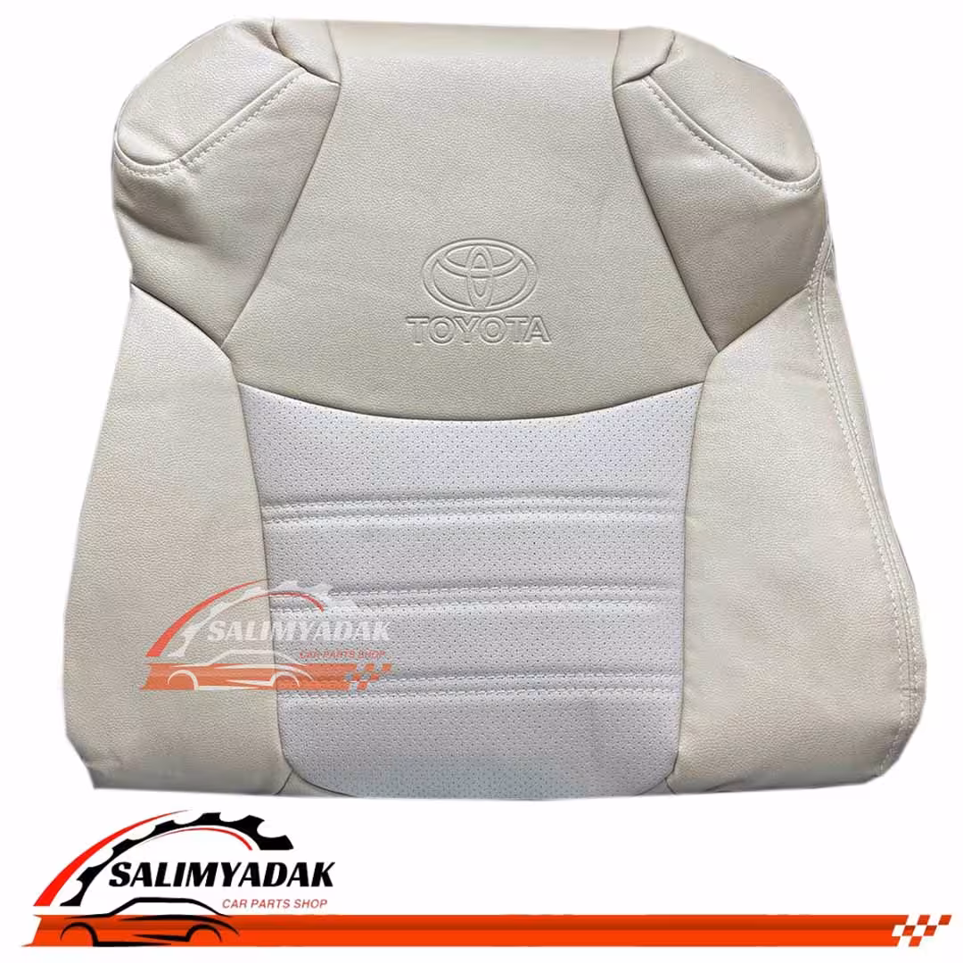 روکش صندلی تویوتا رافور (RAV 4) مدل 2023 و 2024 چرم رنگ کرم زرد